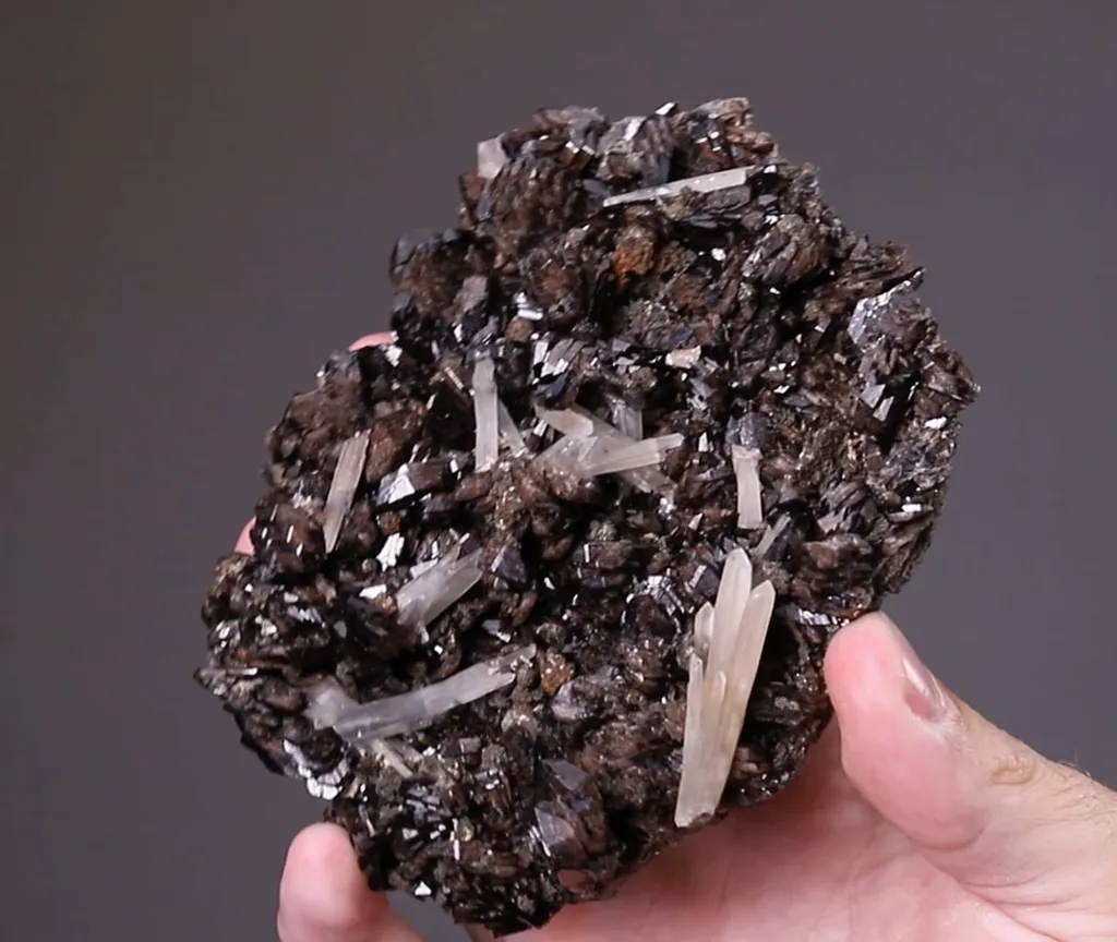 Axinite-(Fe) with Quartz - image 2