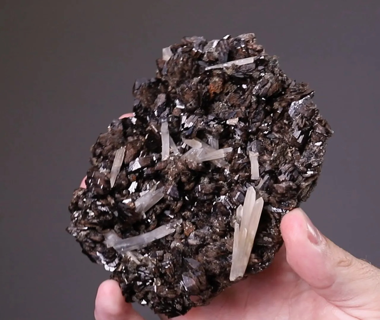 Axinite-(Fe) with Quartz - image 2