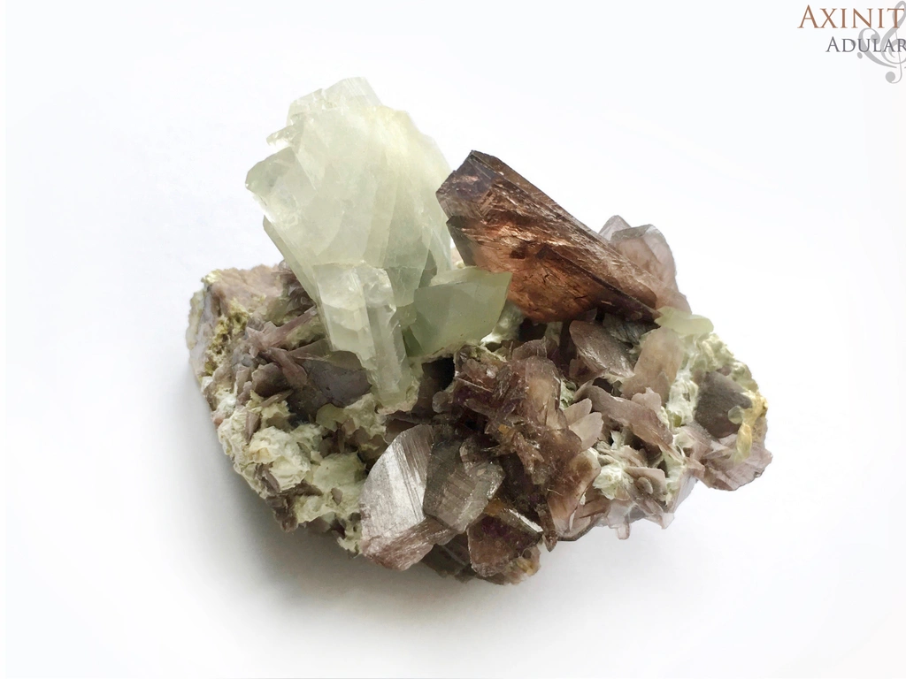Axinite from Alchuri, Shigar Valley, Shigar District, Gilgit-Baltistan, Pakistan image