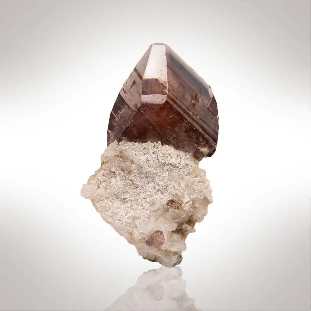 Axinite from France, Auvergne-Rhône-Alpes, Isère, Grenoble, Le Bourg-d'Oisans image