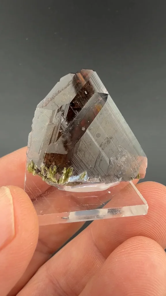 Axinite from New Melones Dam, California, USA - image 2