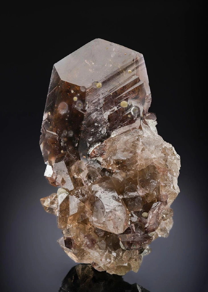 Axinite from Puiva Mount, Khanty-Mansi Autonomous Okrug, Russia image
