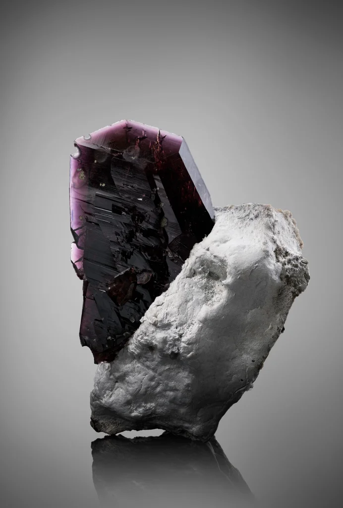 Axinite from Puiva Mount, Khanty-Mansi Autonomous Okrug, Russia - image 3