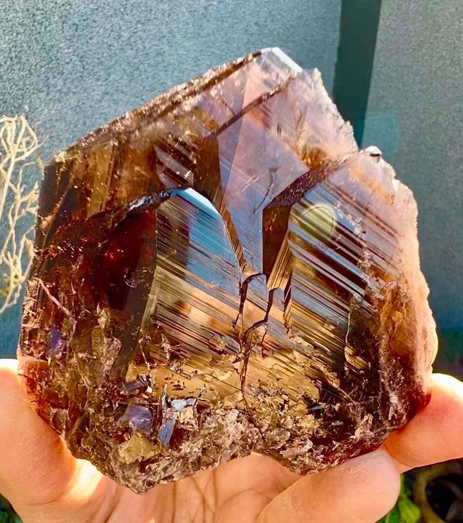 Axinite from Skardu District, Gilgit-Baltistan, Pakistan image