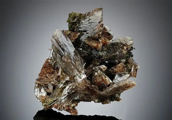 Axinite-(Mn) with Epidote and Andradite image