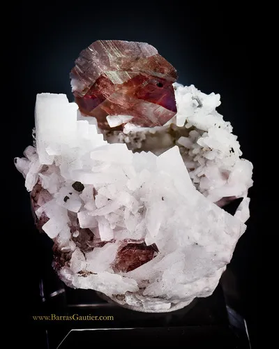 Axinite on Calcite image