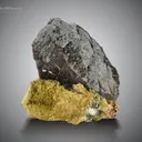 Axinite on Matrix from Baluchistan Pakistan - image 1