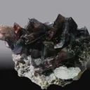 Axinite / quartz fumé, Puiva, Russie - image 2