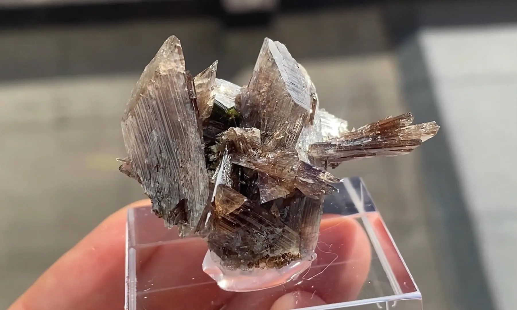 Axinite with Epidote - image 4