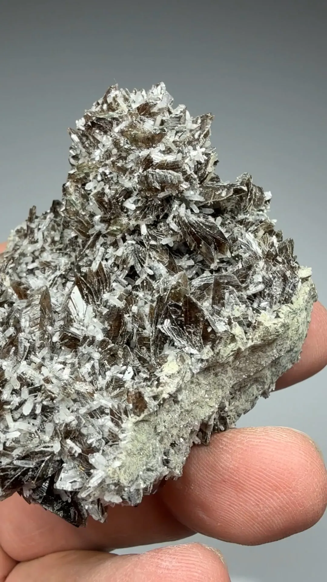 Axinite with Quartz - image 2