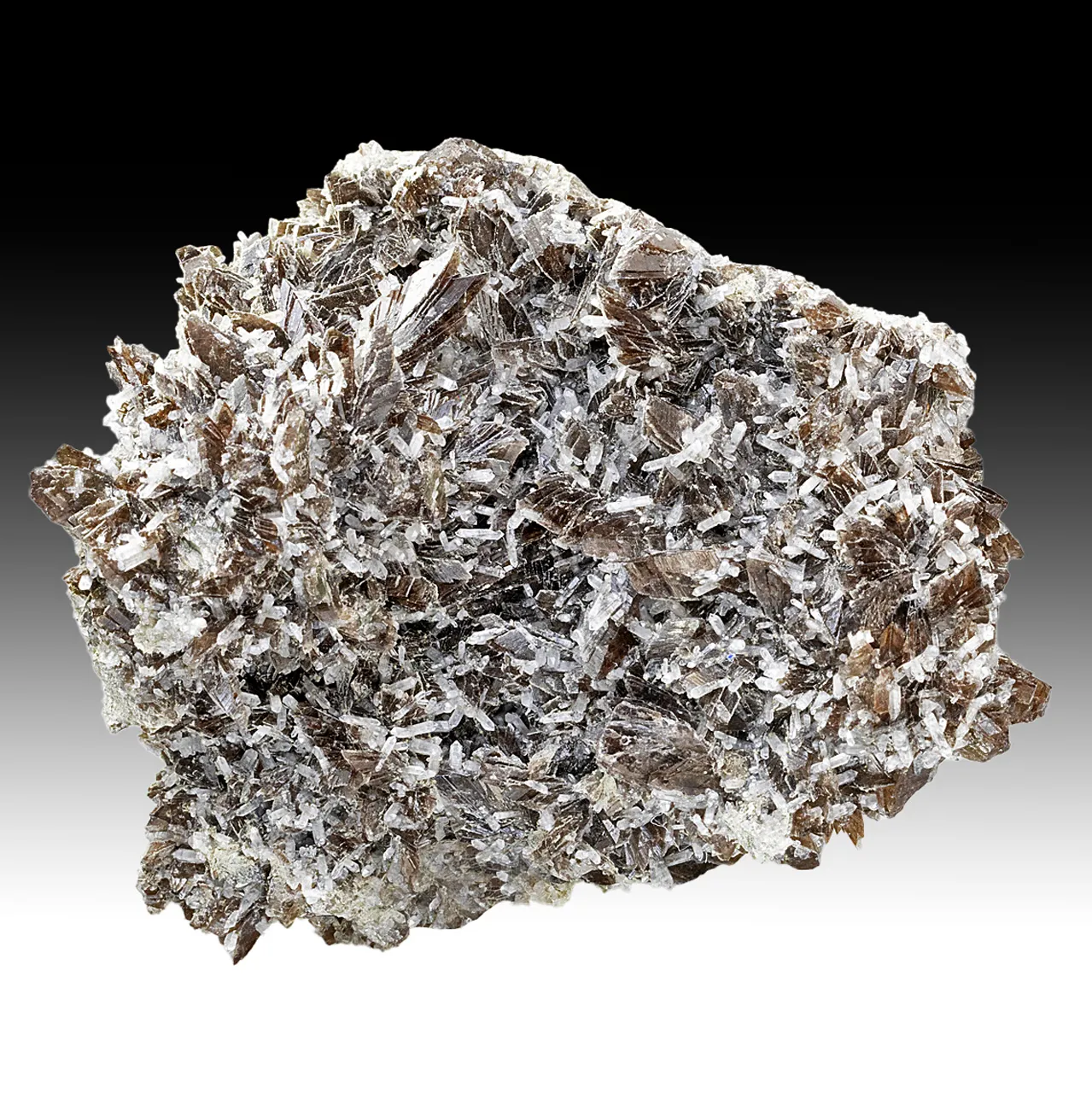 Axinite with Quartz - image 1