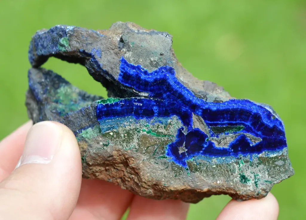 Azurite 125 grams - Rubtsovsk Mine, Rubtsovsky District, Altai Krai, Russia - image 2