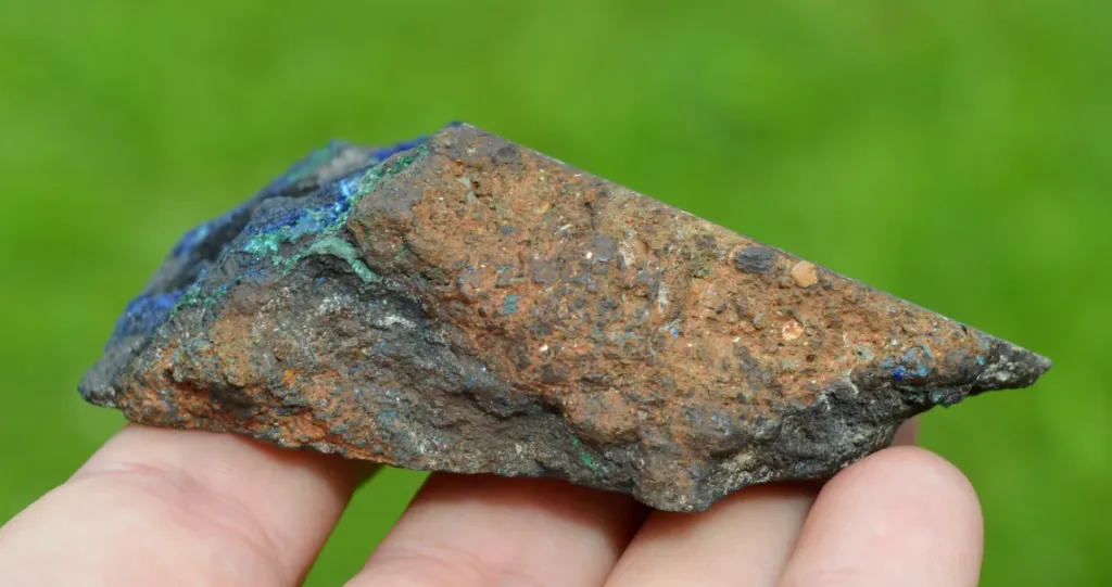 Azurite 125 grams - Rubtsovsk Mine, Rubtsovsky District, Altai Krai, Russia - image 3
