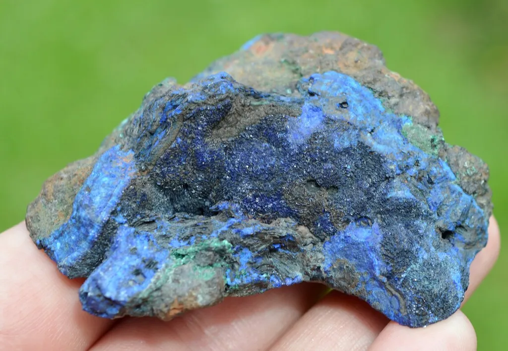 Azurite 133 grams - Rubtsovsk Mine, Rubtsovsky District, Altai Krai, Russia - image 2