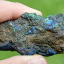 Azurite 133 grams - Rubtsovsk Mine, Rubtsovsky District, Altai Krai, Russia - image 3