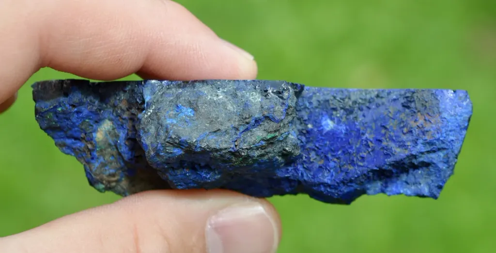 Azurite 153 grams - Rubtsovsk Mine, Rubtsovsky District, Altai Krai, Russia - image 3