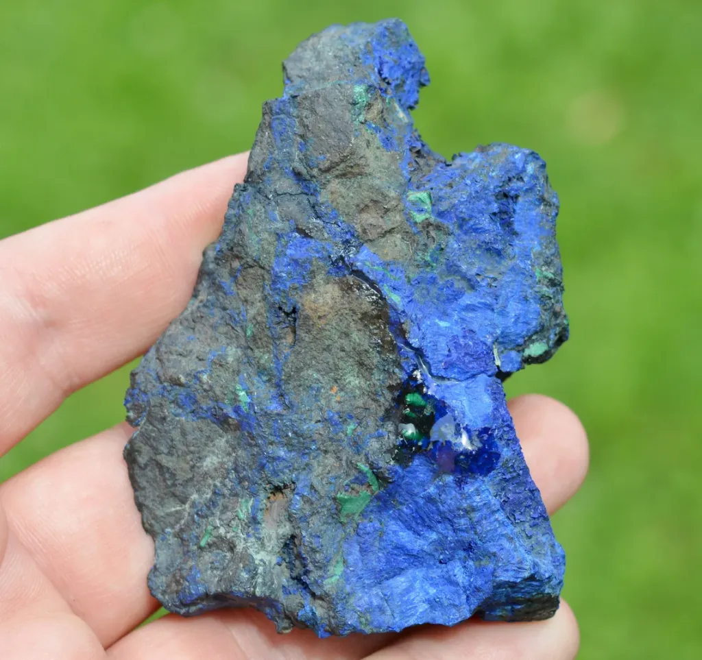Azurite 153 grams - Rubtsovsk Mine, Rubtsovsky District, Altai Krai, Russia - image 2