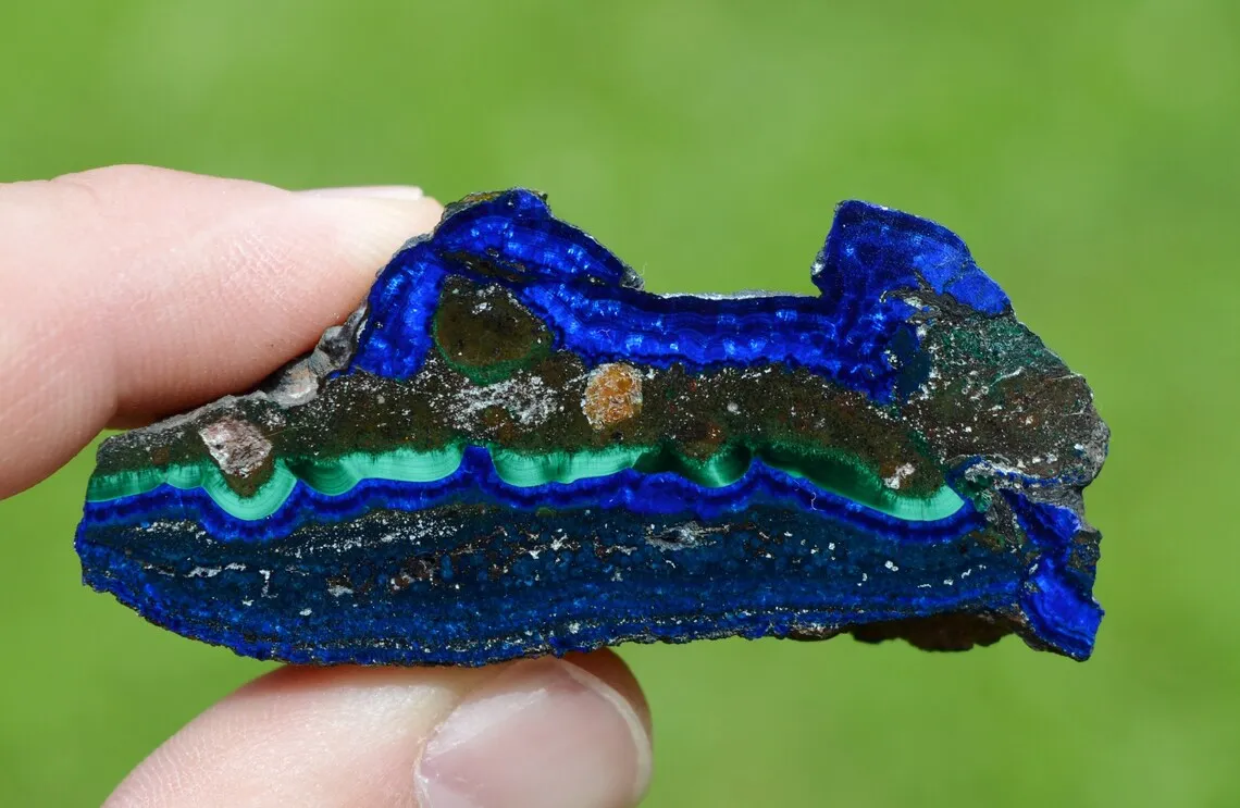 Azurite 60 grams - Rubtsovsk Mine, Rubtsovsky District, Altai Krai, Russia - image 1