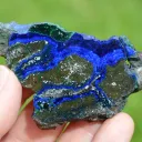 Azurite 81 grams - Rubtsovsk Mine, Rubtsovsky District, Altai Krai, Russia - image 3