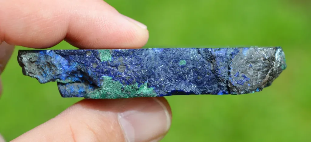 Azurite 81 grams - Rubtsovsk Mine, Rubtsovsky District, Altai Krai, Russia - image 2