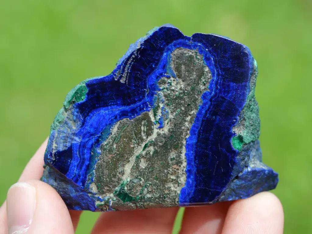 Azurite 91 grams - Rubtsovsk Mine, Rubtsovsky District, Altai Krai, Russia image