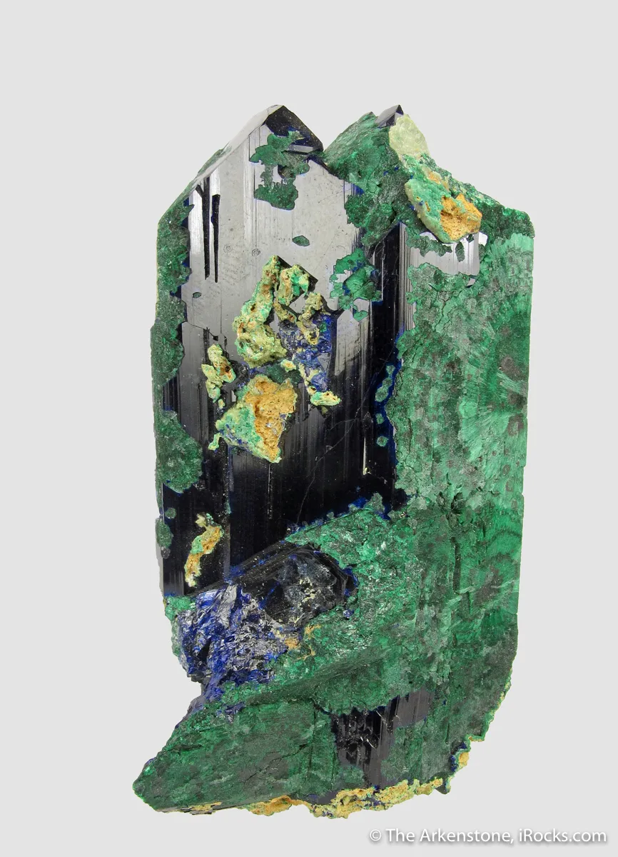 Azurite altering to Malachite - image 5