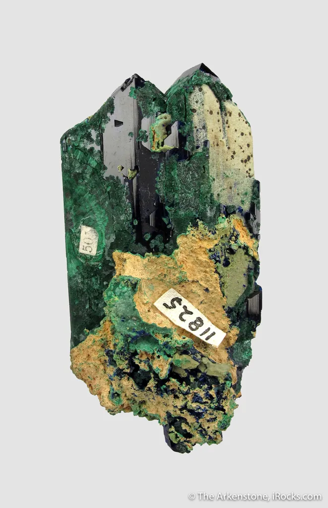Azurite altering to Malachite - image 7