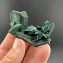 Azurite altering to Malachite (repaired) - image 2