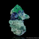 Azurite and Arsentsumebite (Type Locality) - image 1