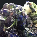 Azurite and Cerussite on Arsentsumebite - image 6