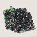 Azurite and Cerussite on Arsentsumebite - image 2