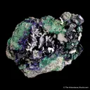 Azurite and Cerussite on Malachite - image 5
