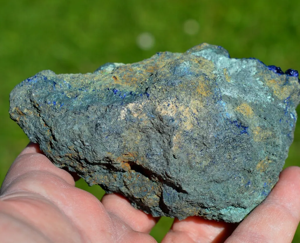 Azurite and Malachite 478 grams - Touissit, Jerada Province, Oriental Region, Morocco - image 5