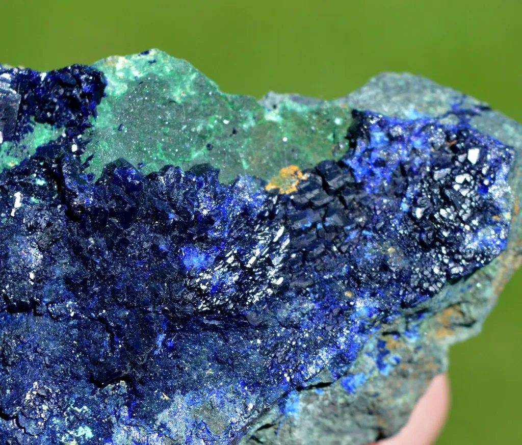 Azurite and Malachite 478 grams - Touissit, Jerada Province, Oriental Region, Morocco - image 3