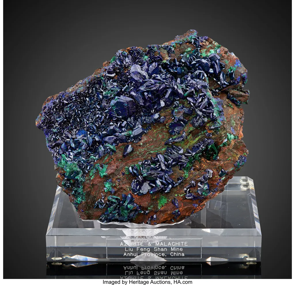 Azurite and Malachite image