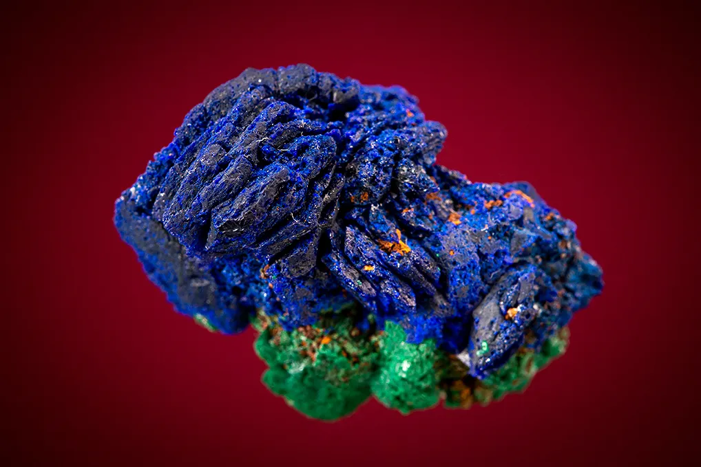 Azurite and Malachite after Azurite image