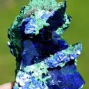 Azurite and Malachite Dickite - 167 grams - Milpillas Mine, Municipio de Cananea, Sonora, Mexico - image 3