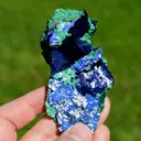 Azurite and Malachite Dickite - 167 grams - Milpillas Mine, Municipio de Cananea, Sonora, Mexico - image 1
