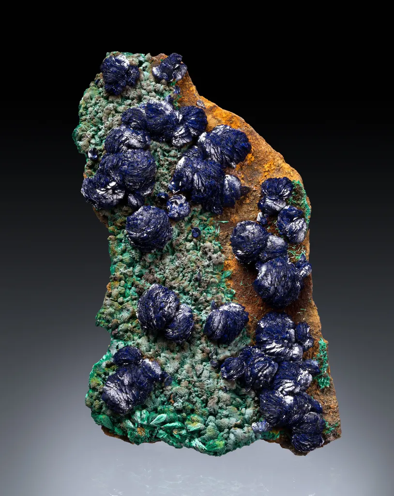 Azurite and malachite image