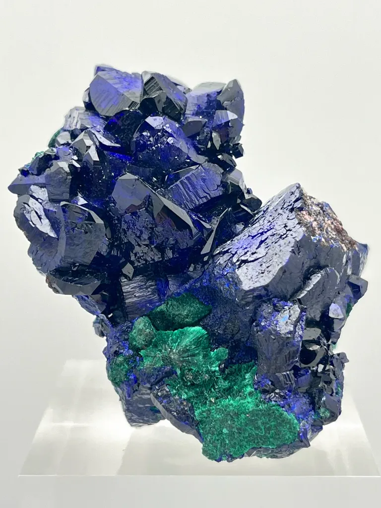 Azurite and Malachite from Milpillas Mine image