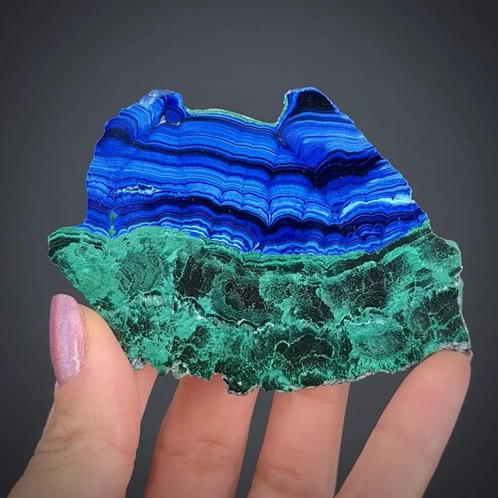 Azurite and Malachite (late 1800's) image