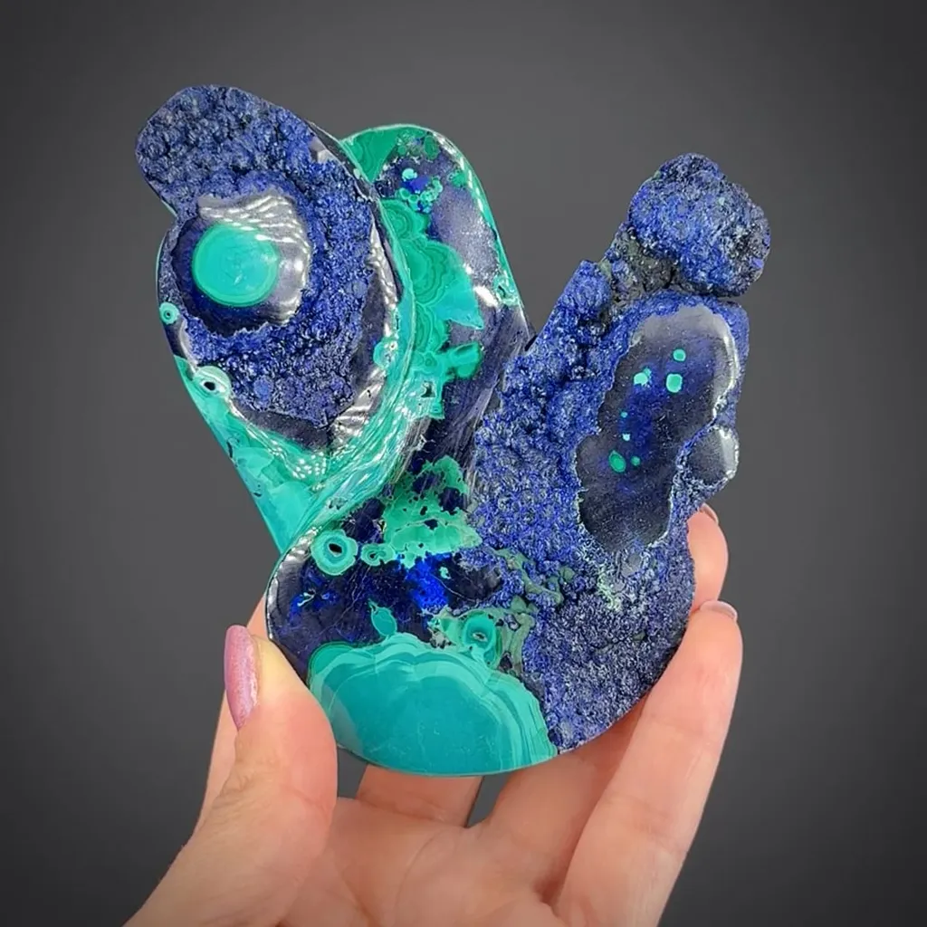 Azurite and Malachite (late 1800s) image