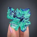 Azurite and Malachite (late 1800s) freeform carving - image 1