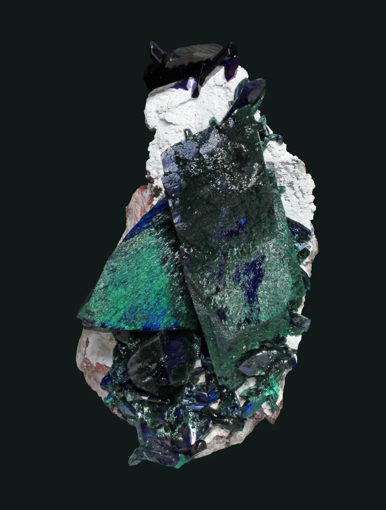 Azurite and malachite, Mexico, Milpillas, Milpillas Mine image