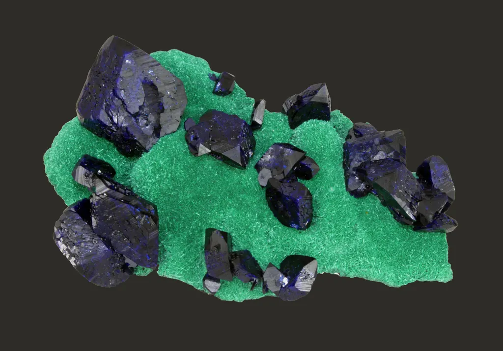 Azurite and malachite, Mexico, Milpillas, Milpillas Mine image