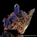Azurite and Malachite on Quartz - image 6
