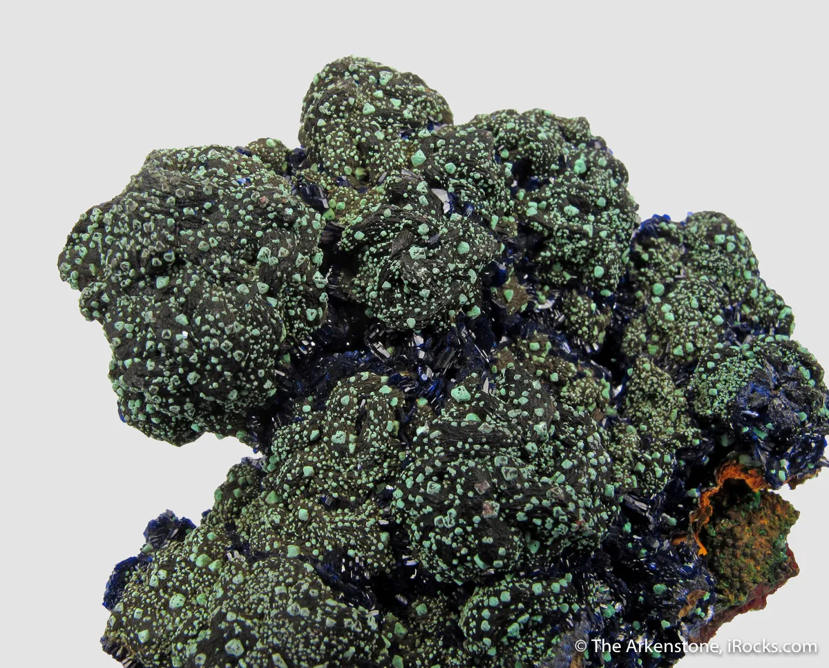 Azurite and Malachite, with Malachite ps. Cuprite - circa early 1900s - image 2