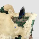 Azurite, Anglesite, Malachite, and Calcite (fl) - image 5