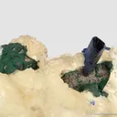 Azurite, Anglesite, Malachite, and Calcite (fl) - image 13