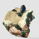 Azurite, Anglesite, Malachite, and Calcite (fl) - image 10